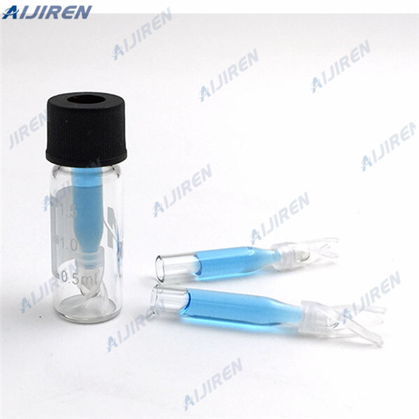 Conical IP250 chromatography vial inserts 11mm HPLC crimp vials VWR